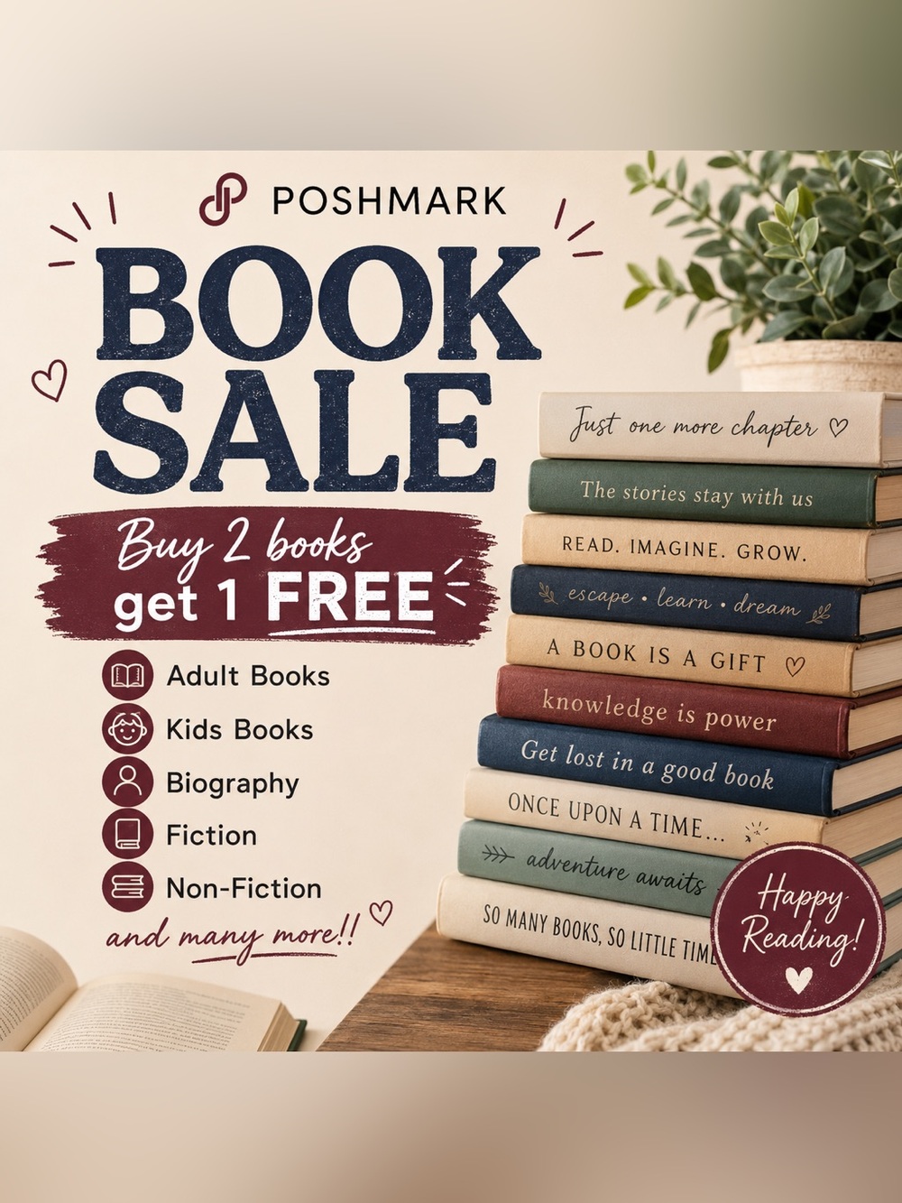 Book Sale. Buy 2 get 1 free - kids illustrated  books